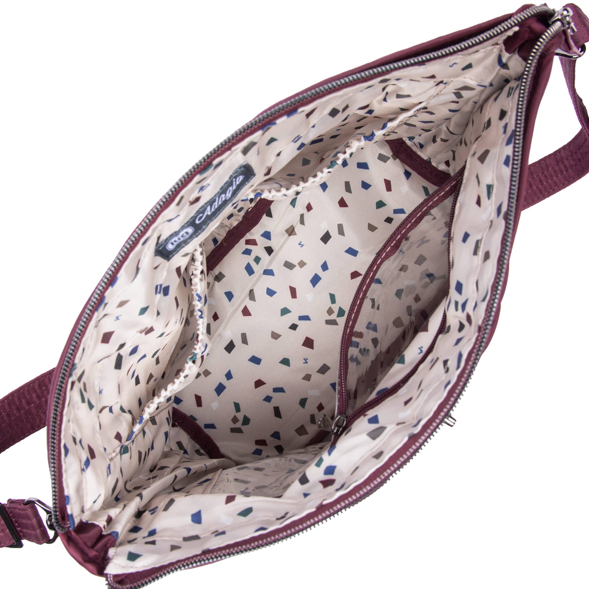 Adagio Shoulder Bag - WINE RED - Adagio_WineRed_05